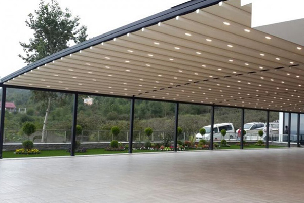 motorlu otomatik pergola