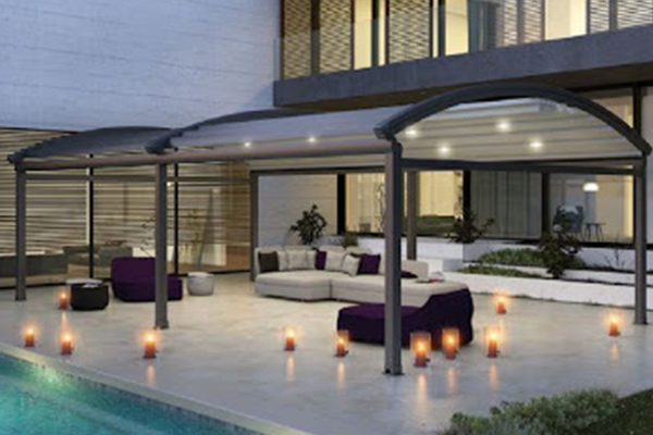otomatik oval pergola