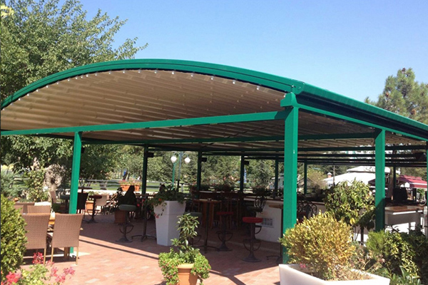 oval pergola modelleri