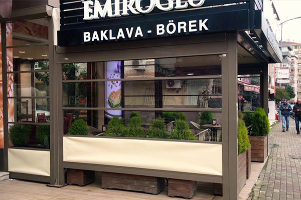 şeffaf store kapama